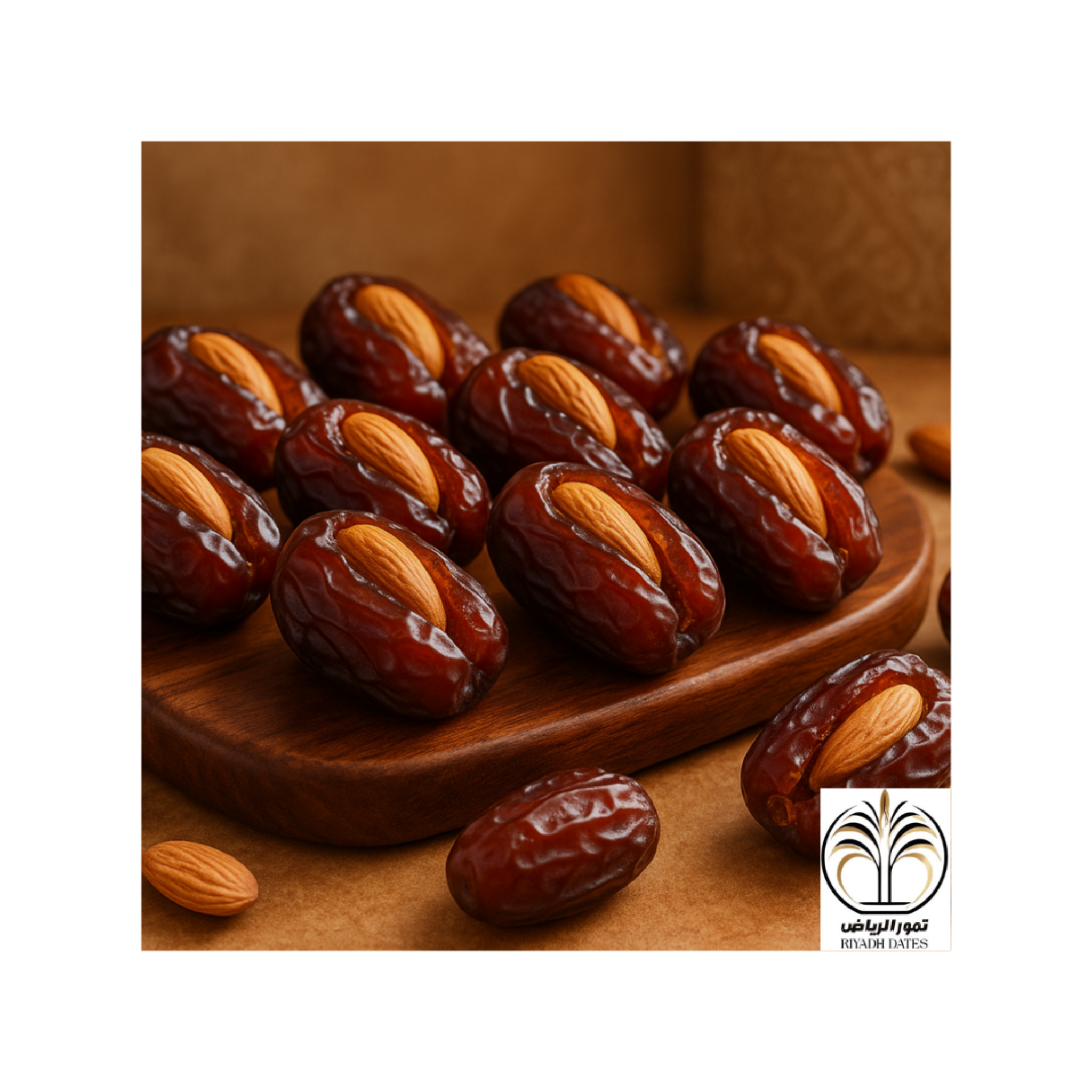 Riyadh Dates – Premium Khudri Filled with Almond
